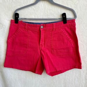 Unionbay Supplies Red Chino Shorts Size 14 Stretch Cargo Pockets